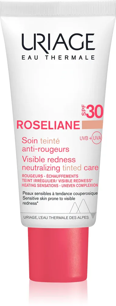 Uriage Roseliane CC Cream SPF 30 - CC-крем для чувствительной кожи с склонностью к пигментации, 40 мл, оттенок SPF 30