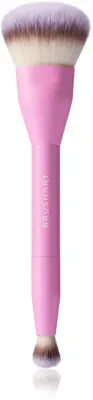 BrushArt Double Duty Concealer & Foundation brush - Кисть для тонального крема и консилера двусторонняя, 1 шт