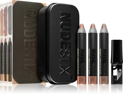 Nudestix Kit Nude Metallic Eye Mini - набор декоративной косметики для глаз