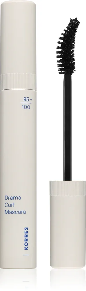 Korres Drama Curl Mascara - Тушь для удлинения и разделения ресниц, 13 мл, оттенок 01 Black