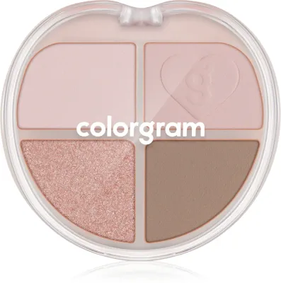 Палетка теней для век Colorgram Tintin Dory Eyeshadow Palette компактная, стойкая, 4 г