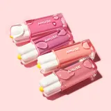Блеск для губ AMUSE Dew Tint с высоким блеском, увлажняющий, 4 г, оттенок 01 La Vie En Coral — фото 2
