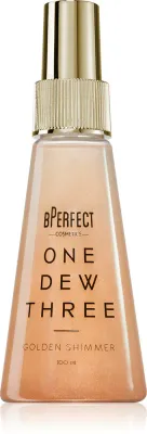 BPerfect Golden Shimmer - спрей для фиксации, 100 мл