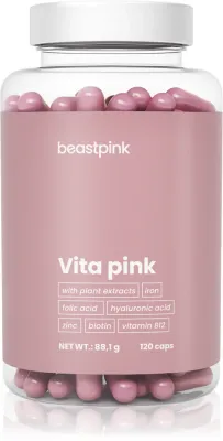 Витаминно-минеральный комплекс BeastPink Vita Pink для женщин, мультивитамины, 120 капсул