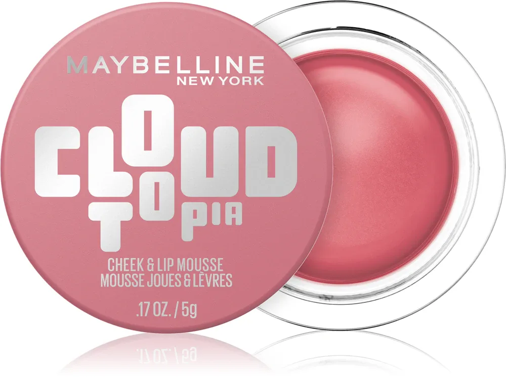 MAYBELLINE NEW YORK CloudTopia - Румяна для лица Maybelline CloudTopia с лёгкой текстурой, для естественного румянца, 5 г, 5 г, оттенок 08 Enchanted Mauve