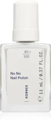 Лак для ногтей Korres No No Nail Polish ухаживающий, с миндальным маслом, 11 мл