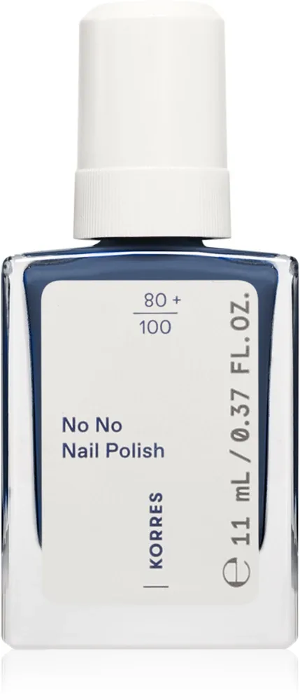 Лак для ногтей Korres No No Nail Polish ухаживающий, с миндальным маслом, 11 мл, оттенок 78 Aegan Sea