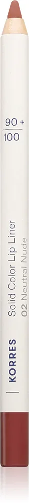 Korres Solid Color Lip Liner - Карандаш для губ, 1.2 г, оттенок 02 Neutral Nude