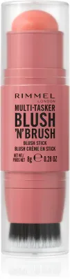 Rimmel Multi-Tasker Blush'N'brush - Румяна для щек в стике с кисточкой, 8 г