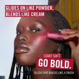 Rimmel Multi-Tasker Blush'N'brush - Румяна для щек в стике с кисточкой, 8 г, оттенок 350 Roasted Peach — фото 5