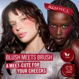 Rimmel Multi-Tasker Blush'N'brush - Румяна для щек в стике с кисточкой, 8 г, оттенок 200 Fushia Glam — фото 4