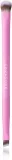 Кисть для макияжа глаз BrushArt Double Duty Eyeliner Eyeshadow brush двусторонняя, с синтетическим ворсом, 1 шт — фото 1