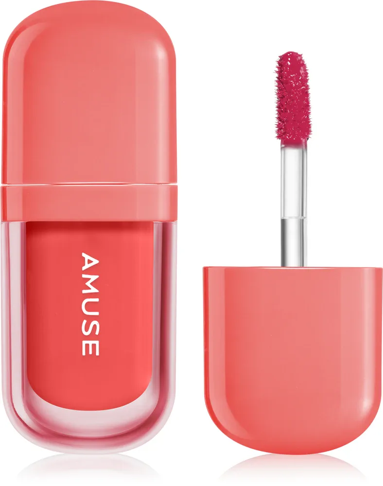 Блеск для губ AMUSE Bebe Tint с высоким блеском, увлажняющий, 3,8 г, оттенок 05 Nude Pumpkin