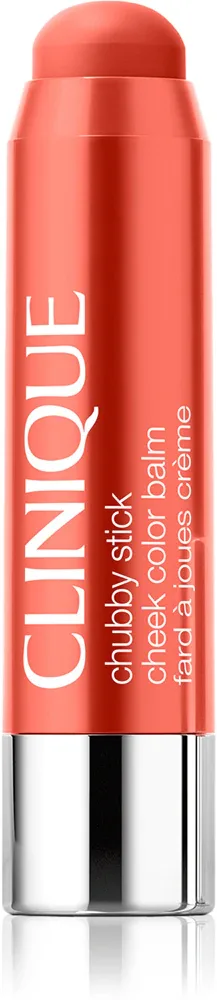 Румяна кремовые в стике Clinique Chubby Stick Cheek Colour Balm, матовые, стойкие, 6 г, оттенок 05 Plenty O' Papaya