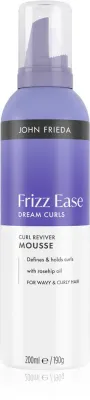 Мусс для волос John Frieda Frizz Ease Curl Reviver Mousse для кудрявых и волнистых волос, лёгкой фиксации, 200 мл