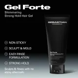 Sebastian Professional Gel Forte - Гель для волос сильной фиксации, 200 мл — фото 2