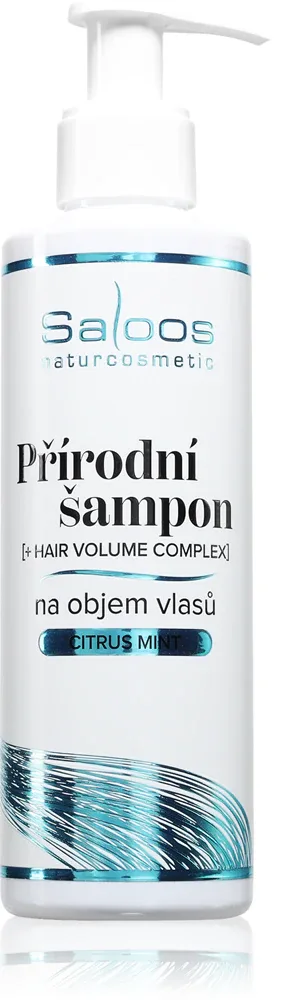 Saloos Natural Shampoo - Натуральный шампунь для объема волос, 200 мл