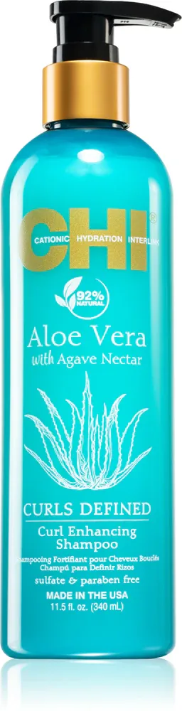 CHI Aloe Vera Curl Enhancing - Шампунь для кудрявых и волнистых волос, 340 мл
