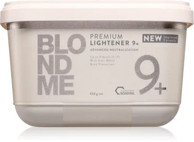Schwarzkopf Professional Blondme Premium Lightener 9+ - Рассветляющий порошок для волос блонд, 450 г
