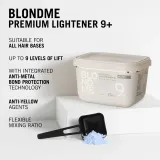 Schwarzkopf Professional Blondme Premium Lightener 9+ - Рассветляющий порошок для волос блонд, 450 г — фото 2