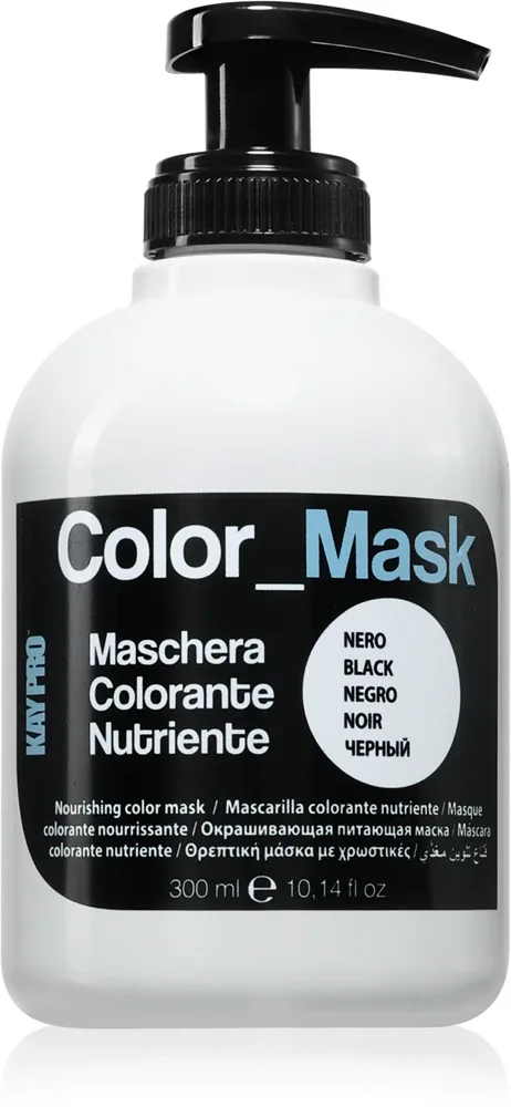 Kaypro Color Mask Nourishing Color Mask - Окрашивающая маска, 300 мл, оттенок Black