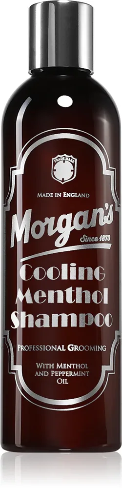 Morgan's Cooling Menthol Shampoo - Мятный стимулирующий шампунь для волос и кожи головы для мужчин, 250 мл