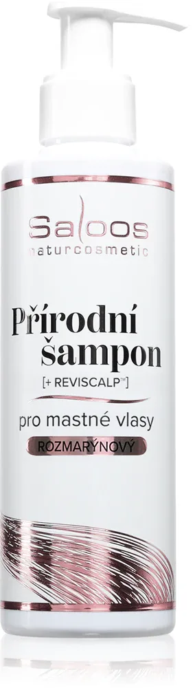 Saloos Natural Shampoo - Натуральный шампунь для жирных волос, 200 мл