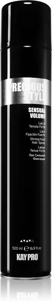 Лак для волос Kaypro Precious Style Sensual Volume сильной фиксации, 500 мл