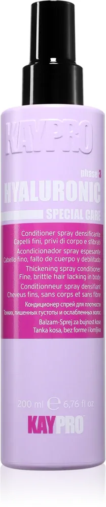 Kaypro Hyaluronic Phase 3 Conditioner - Увлажняющий шампунь для увеличения объема волос, 200 мл