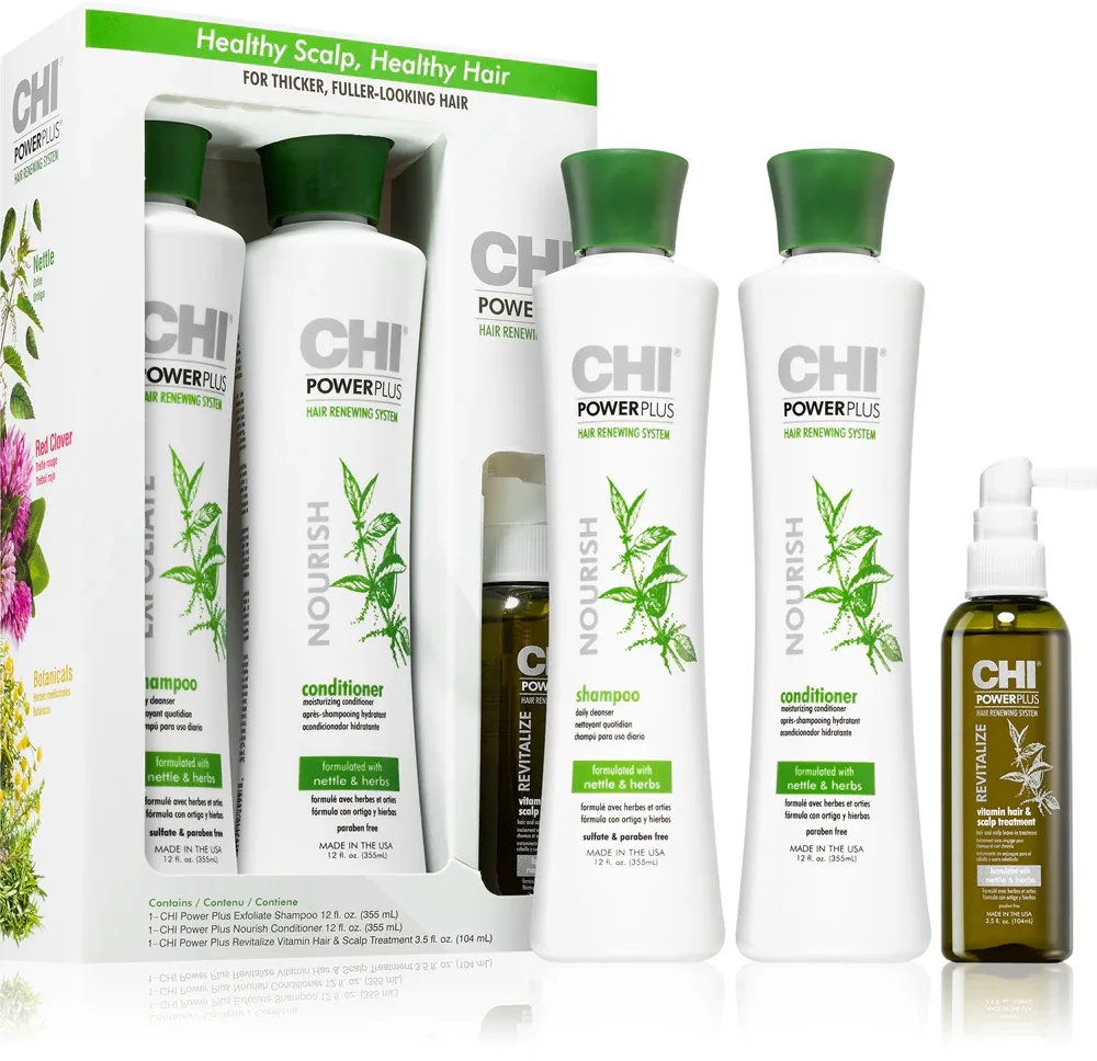 CHI Power Plus On-Going - Набор для здоровых и красивых волос, 1 шт