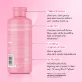Lee Stafford Scalp Love Anti-Breakage Shampoo - Укрепляющий шампунь для слабых волос с склонностью к выпадению, 250 мл — фото 4