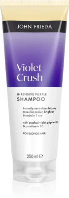 John Frieda Violet Crush Intense Purple Shampoo - Фиолетовый шампунь для блонд волос, 250 мл