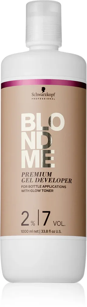 Schwarzkopf Professional Blondme Premium Gel Developer - Оксидант для краски 2%, 1000 мл