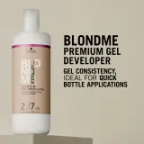 Schwarzkopf Professional Blondme Premium Gel Developer - Оксидант для краски 2%, 1000 мл — фото 2