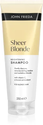 John Frieda Sheer Blonde Brightening Shampoo - Шампунь для осветления волос блонд, 250 мл