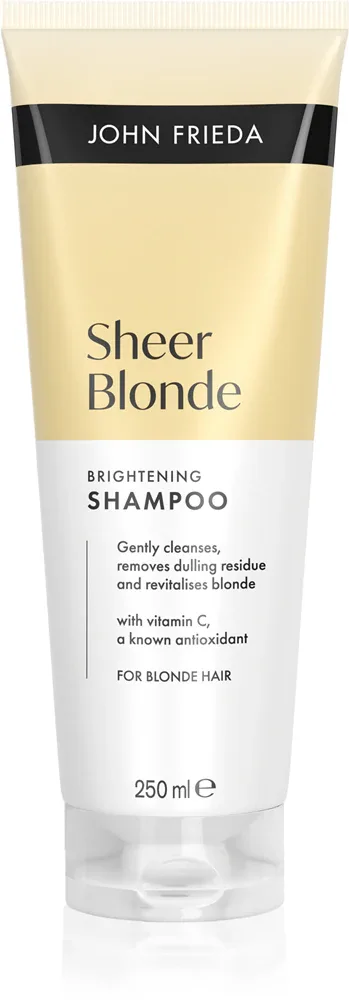 John Frieda Sheer Blonde Brightening Shampoo - Шампунь для осветления волос блонд, 250 мл