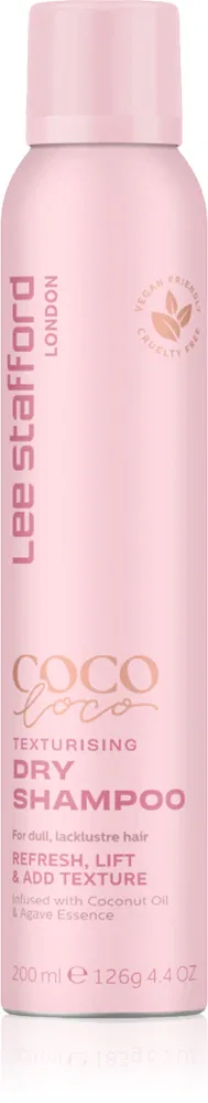 Lee Stafford CoCo LoCo Agave - Сухой шампунь для всех типов волос, 200 мл