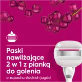 Gillette Venus PRO ComfortGlide Sugarberry - Женский бритвенный станок с держателем для душа + ostrza zapasowe, 5 шт — фото 4
