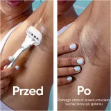 Gillette Venus PRO ComfortGlide Sugarberry - Женский бритвенный станок с держателем для душа + ostrza zapasowe, 5 шт — фото 6