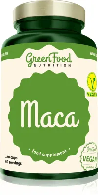 GreenFood Nutrition Maca - Капсулы для простаты, потенции, витальности, 136 г