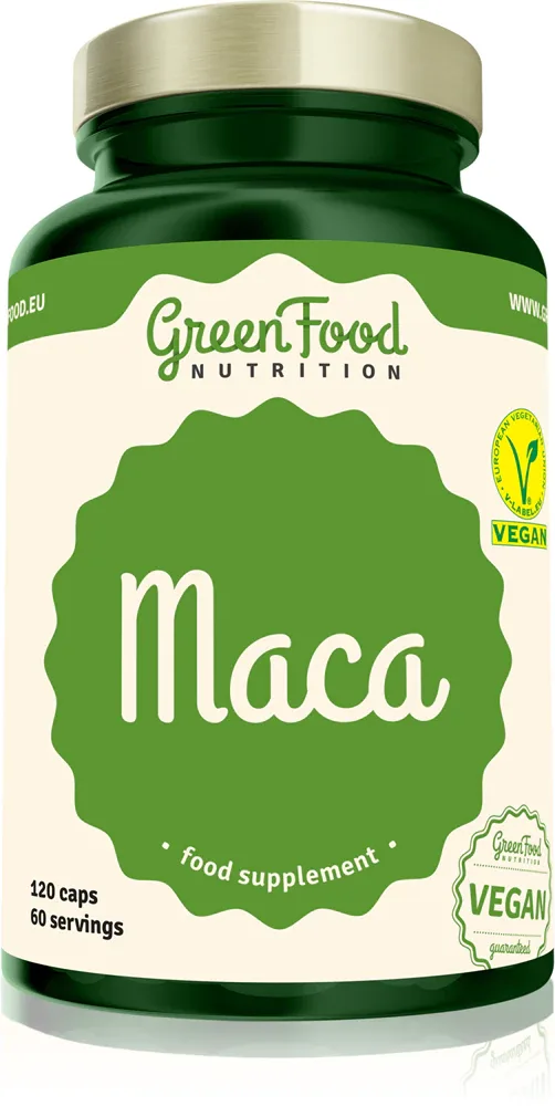 GreenFood Nutrition Maca - Капсулы для простаты, потенции, витальности, 136 г