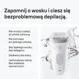 Braun Silk-épil 7 7-030 - Эпилятор для сухого и влажного бритья, 1 шт — фото 6
