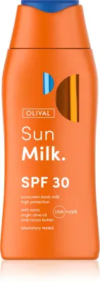 Молочко для загара Olival Sun Milk с высокой защитой SPF, увлажняющее, 200 мл