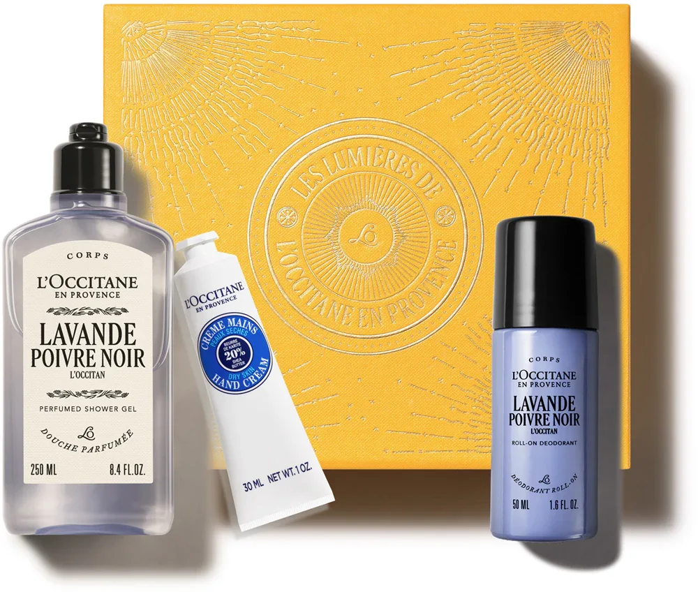 L’Occitane Lavande Poivre Noir Body Set - Подарочный набор для женщин