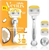Бритвенный станок женский Gillette Venus PRO ComfortGlide Coconut, со сменной головкой, 5 шт + ostrza zapasowe — фото 1