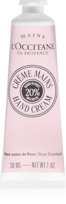Крем для рук L’Occitane Shea Butter Rose Hand Cream с маслом ши и розой, дорожный формат, 30 мл