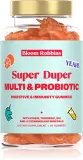 Bloom Robbins Super Duper MULTI & PROBIOTIC - Жевательные мармеладки для улучшения пищеварения, 60 шт — фото 1