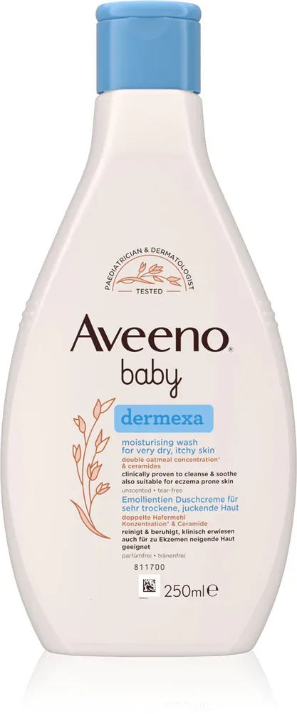 Aveeno Baby Dermexa - Увлажняющий гель для умывания, 250 мл