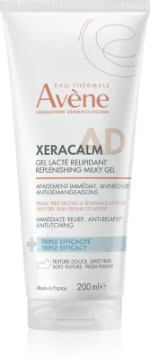 Avène XeraCalm A.D. Replenishing Milky Gel - Крем для тела Avene XeraCalm A.D. Replenishing Milky Gel для сухой кожи, с термальной водой, 200 мл, 200 мл