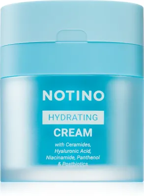 Notino Hydrating Cream with Ceramides, Hyaluronic Acid, Niacinamide, Panthenol & Postbiotics - Увлажняющий крем с керамидами, 50 мл